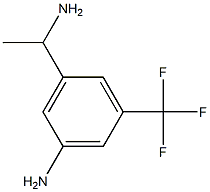 3-(1-AMINOETHYL)-5-(TRIFLUOROMETHYL)ANILINE Struktur