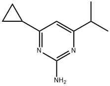 2-Amino-4-cyclopropyl-6-(iso-propyl)pyrimidine Struktur