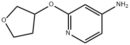 2-(oxolan-3-yloxy)pyridin-4-amine Struktur