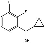 cyclopropyl(2,3-difluorophenyl)methanol Struktur