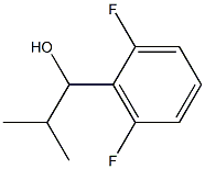 1-(2,6-difluorophenyl)-2-methylpropan-1-ol Struktur