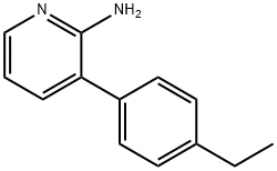 3-(4-ETHYLPHENYL)PYRIDIN-2-AMINE Struktur