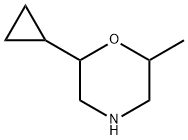 2-cyclopropyl-6-methylmorpholine Struktur