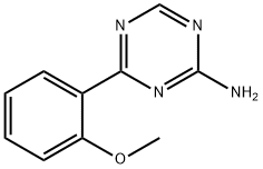 4-(2-Methoxyphenyl)-1,3,5-triazin-2-amine Struktur