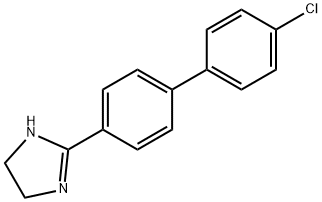 2-(4'-chlorobiphenyl-4-yl)-4,5-dihydro-1H-imidazole Struktur