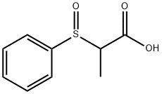 2-Phenylsulfinylpropanoic acid Struktur