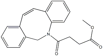 4-(6H-Dibenzo[b,f]azocin-5-yl)-4-oxo-butyric acid methyl ester Struktur