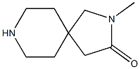 2-Methyl-2,8-diazaspiro[4.5]decan-3-one Struktur