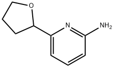 2-Amino-6-(tetrahydrofuran-2-yl)pyridine Struktur