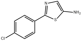 5-Amino-2-(4-chlorophenyl)thiazole Struktur