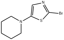 2-Bromo-5-piperidinothiazole Struktur