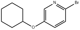 2-Bromo-5-(cyclohexyloxy)pyridine Struktur