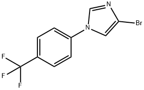 4-Bromo-1-(4-trifluoromethylphenyl)-1H-imidazole Struktur