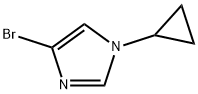 4-Bromo-1-(cyclopropyl)-1H-imidazole Struktur