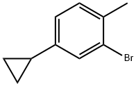 2-bromo-4-cyclopropyl-1-methylbenzene Struktur