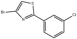 4-Bromo-2-(3-chlorophenyl)thiazole Struktur