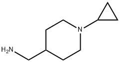 (1-cyclopropylpiperidin-4-yl)methanamine Struktur