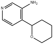 3-AMINO-4-(2-TETRAHYDROPYRANYL)PYRIDINE Struktur