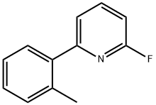 2-Fluoro-6-(2-tolyl)pyridine Struktur