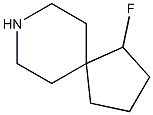 1-fluoro-8-azaspiro[4.5]decane Struktur