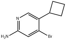 2-Amino-4-bromo-5-(cyclobutyl)pyridine Struktur