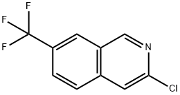 3-chloro-7-(trifluoromethyl)isoquinoline Struktur