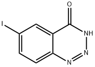 6-iodobenzo[d][1,2,3]triazin-4(3H)-one Struktur