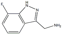 (7-fluoro-1H-indazol-3-yl)methanamine Struktur