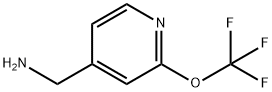 [2-(trifluoromethoxy)pyridin-4-yl]methanamine Struktur