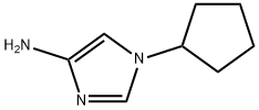 4-Amino-1-(cyclopentyl)imidazole Struktur