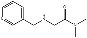 N,N-dimethyl-2-[(pyridin-3-ylmethyl)amino]acetamide Struktur