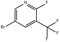 5-bromo-2-fluoro-3-(trifluoromethyl)pyridine Struktur