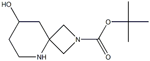 tert-butyl 8-hydroxy-2,5-diazaspiro[3.5]nonane-2-carboxylate Struktur