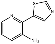 3-AMINO-2-(THIAZOL-5-YL)PYRIDINE Struktur