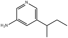 5-(SEC-BUTYL)PYRIDIN-3-AMINE Struktur