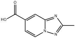 2-methyl-[1,2,4]triazolo[1,5-a]pyridine-7-carboxylic acid Struktur