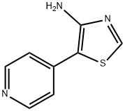 4-Amino-5-(4-pyridyl)thiazole Struktur