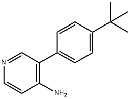 3-(4-TERT-BUTYLPHENYL)PYRIDIN-4-AMINE Struktur