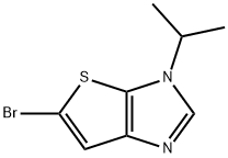 5-bromo-3-(propan-2-yl)-3H-thieno[2,3-d]imidazole Struktur