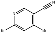 2,4-Dibromo-5-cyano-pyridine Struktur