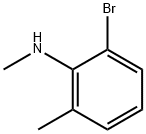 (2-Bromo-6-methyl-phenyl)-methyl-amine Struktur