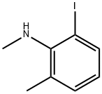 (2-Iodo-6-methyl-phenyl)-methyl-amine Struktur