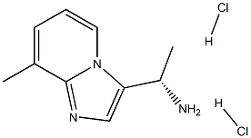 (S)-1-(8-Methylimidazo[1,2-A]Pyridin-3-Yl)Ethanamine Dihydrochloride Struktur