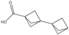 3-{bicyclo[1.1.1]pentan-1-yl}bicyclo[1.1.1]pentane-1-carboxylic acid Struktur