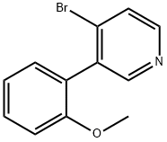 4-Bromo-3-(2-methoxyphenyl)pyridine Struktur