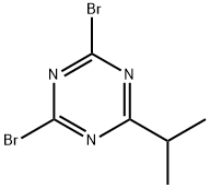 2,4-Dibromo-6-(iso-propyl)-1,3,5-triazine Struktur