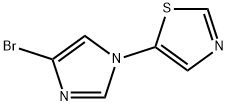 1-(Thiazol-5-yl)-4-bromoimidazole Struktur