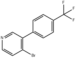 4-Bromo-3-(4-trifluoromethylphenyl)pyridine Struktur