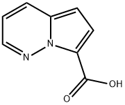 Pyrrolo[1,2-b]pyridazine-7-carboxylic acid Struktur