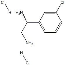 (1R)-1-(3-CHLOROPHENYL)ETHANE-1,2-DIAMINE DIHYDROCHLORIDE Struktur